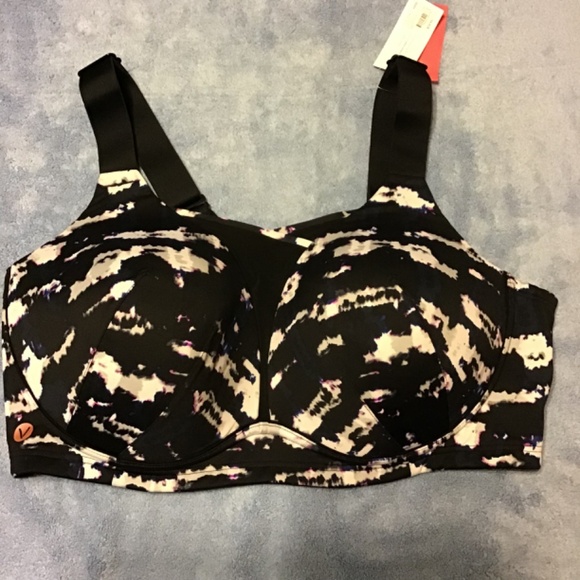 NEW LIVI Lane Bryant 42DD High Impact SPORTS BRA Max Support Moisture Wick $70 - Picture 3 of 4